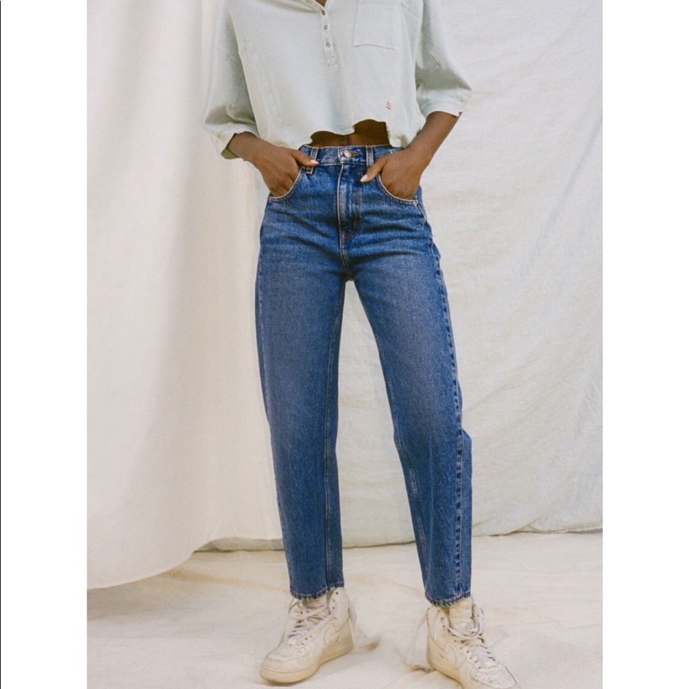 NWT BDG High-Waisted Carrot Jean Medium Wash